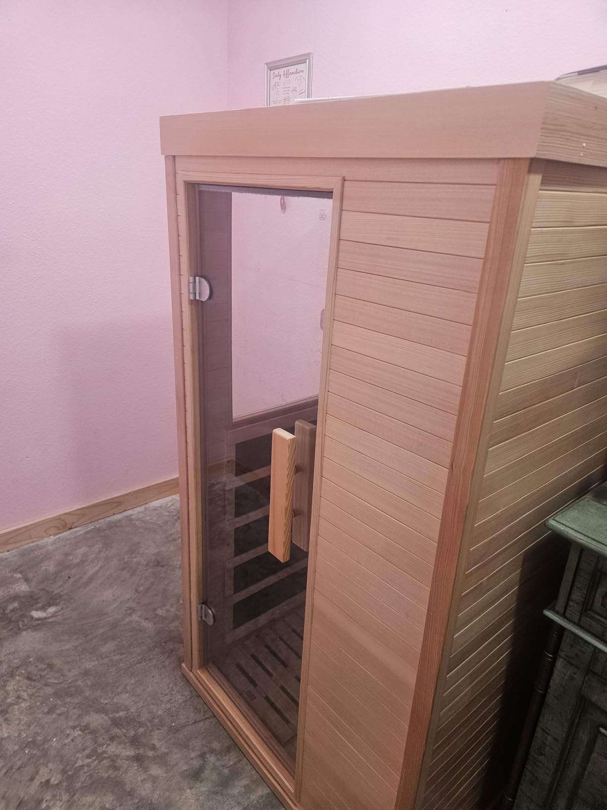 Outdoor Barrel Sauna customer photo 2