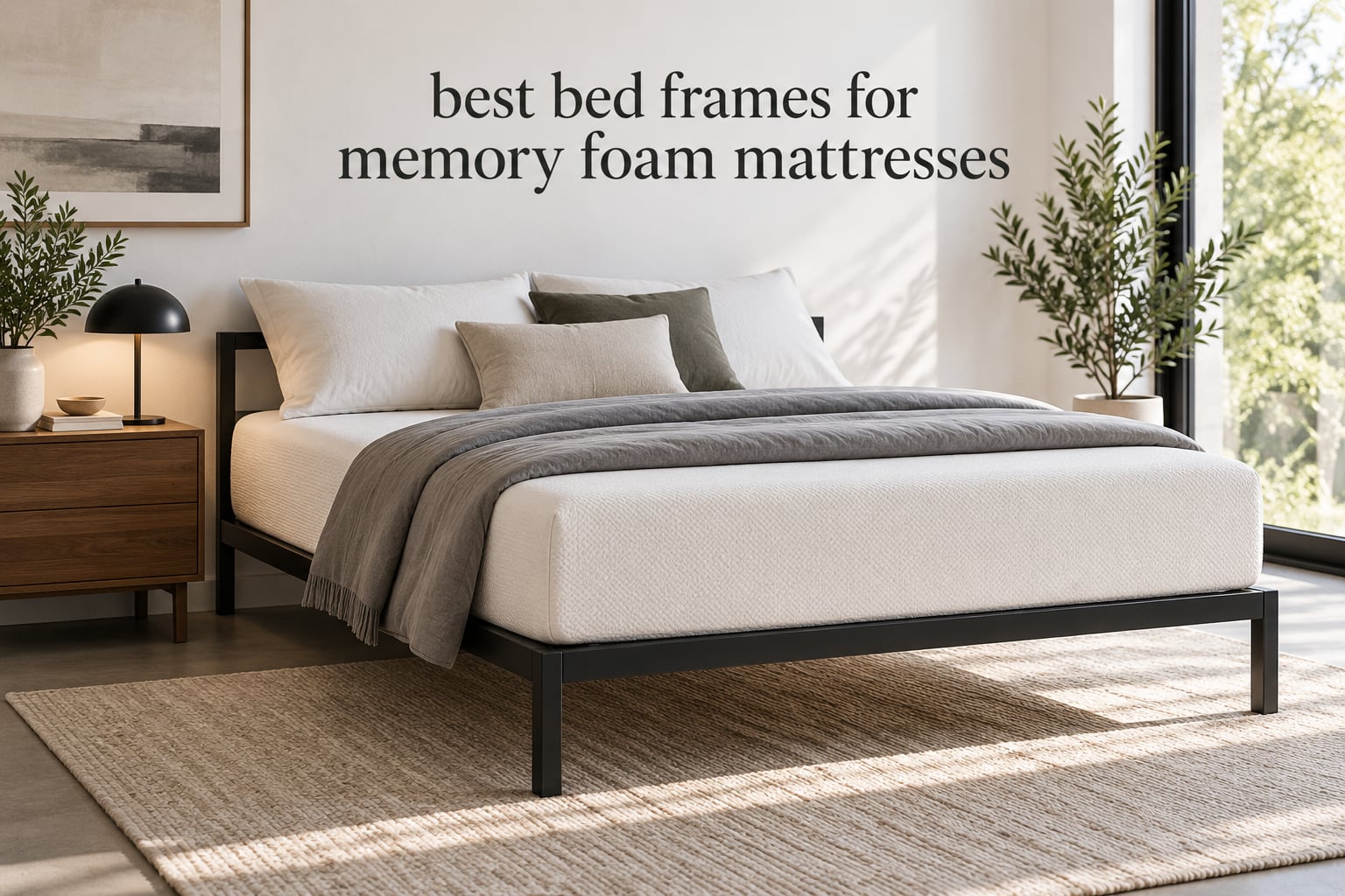 8 Best Bed Frames for Memory Foam Mattresses (October 2026)