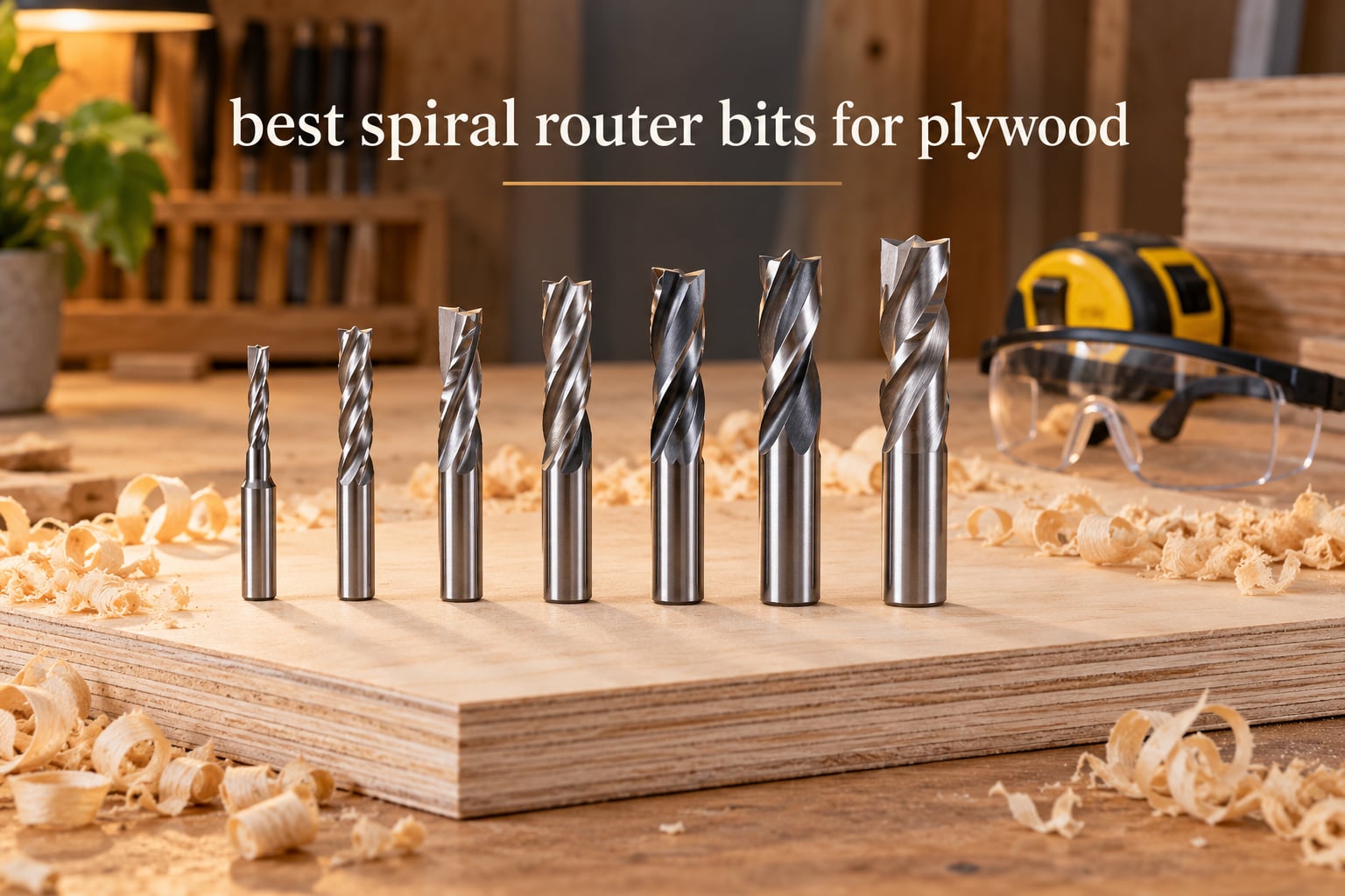 8 Best Spiral Router Bits for Plywood (October 2026) Tested