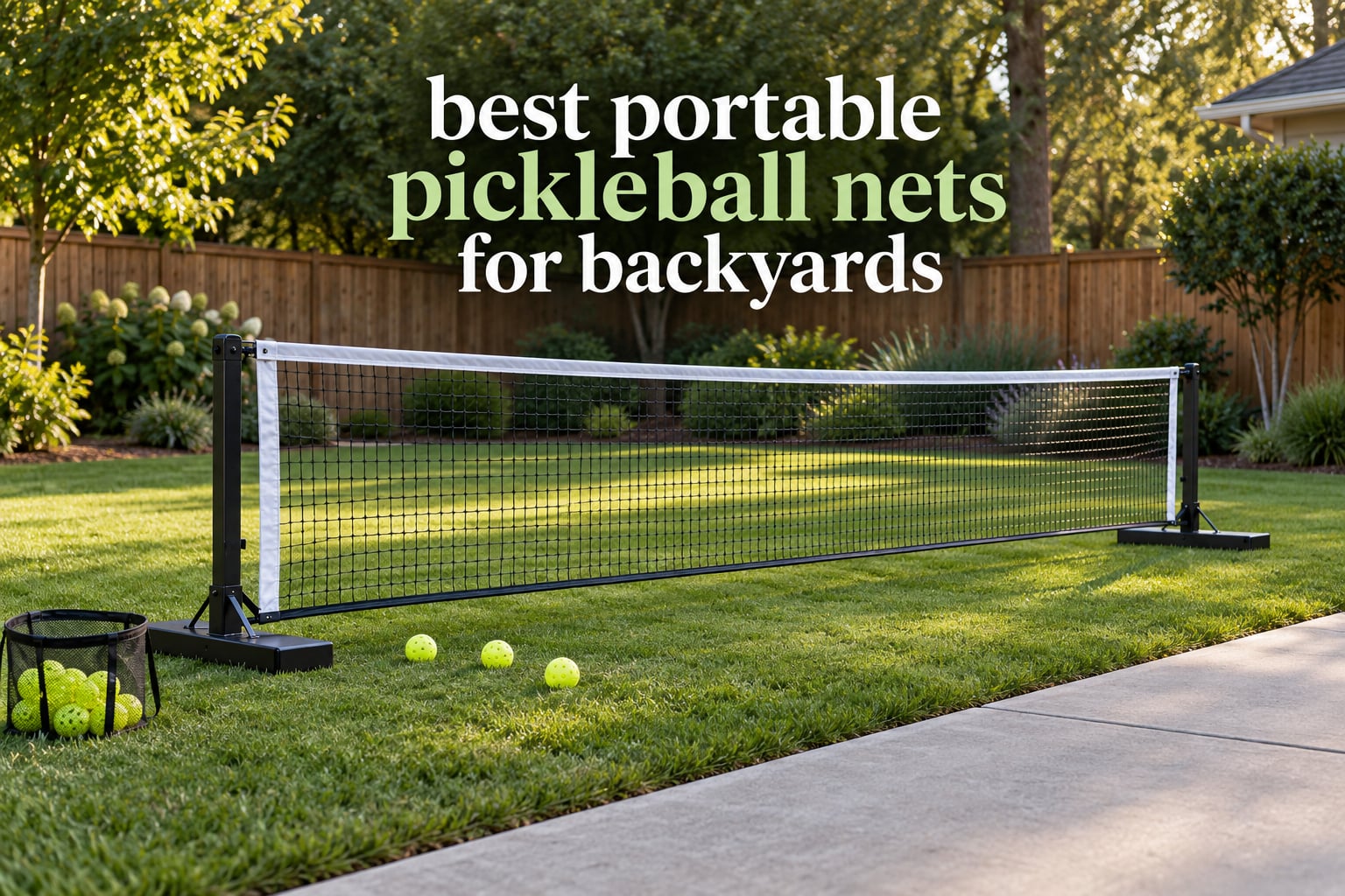 10 Best Portable Pickleball Nets (October 2026) for Backyards