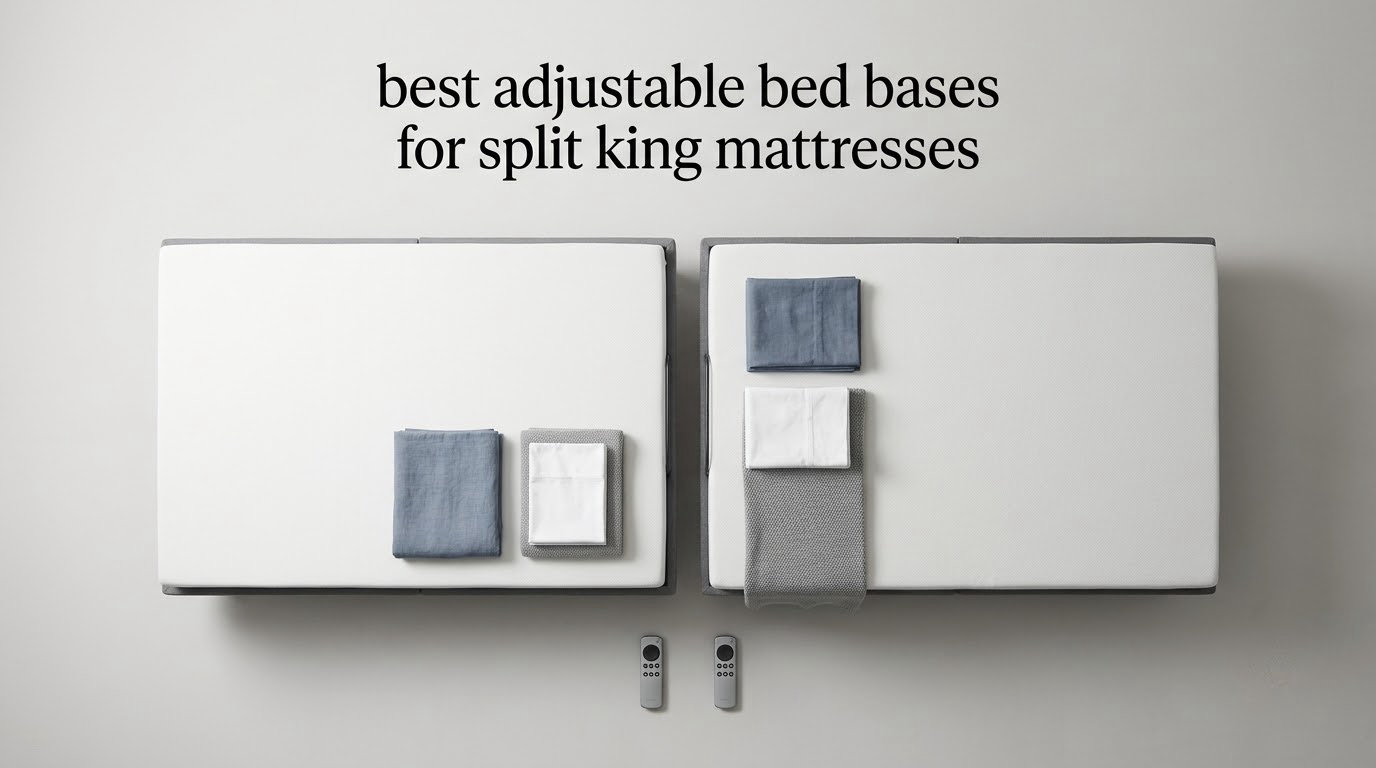 best adjustable bed bases for split king mattresses (October 2026)
