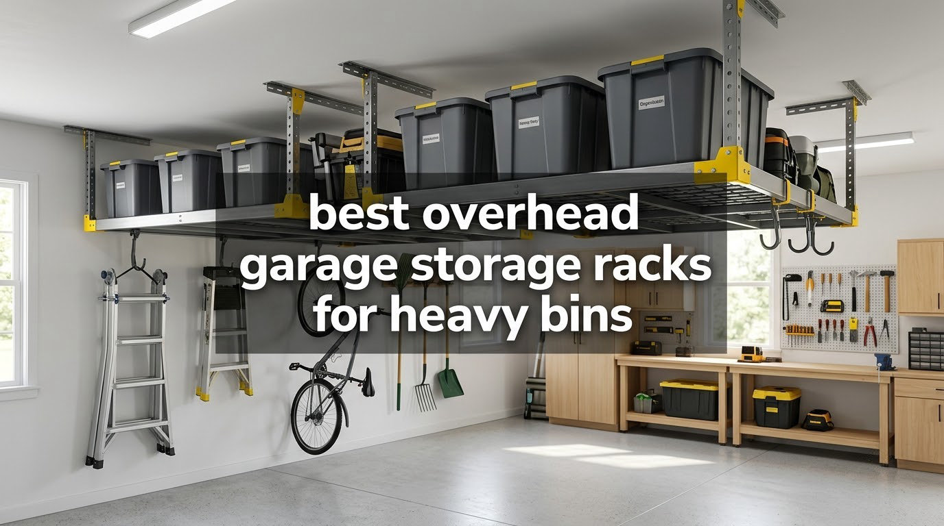 10 Best Overhead Garage Storage Racks for Heavy Bins (October 2026)