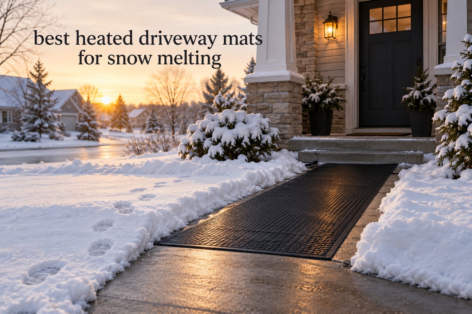 8 Best Heated Driveway Mats for Snow Melting 2026