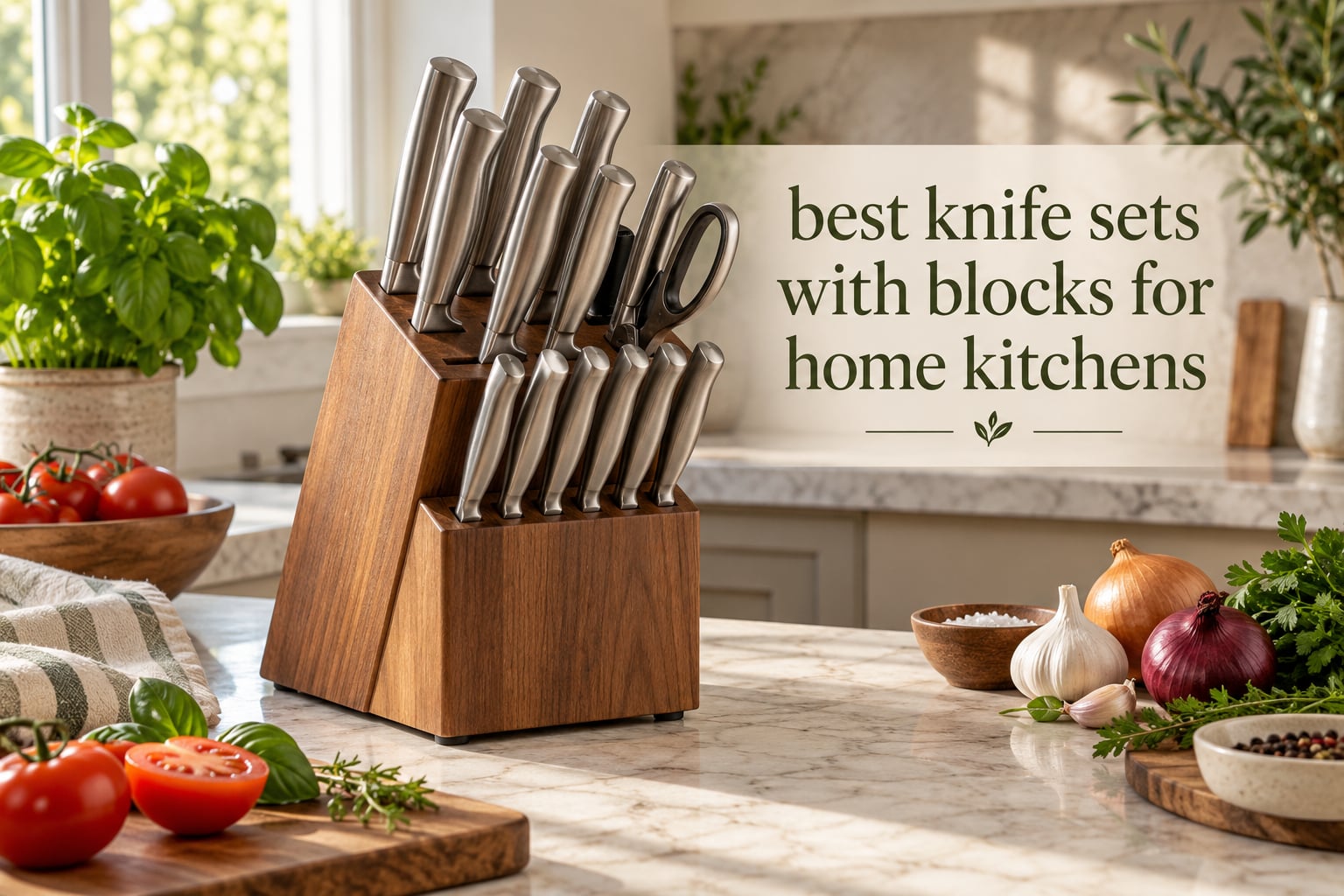 best knife sets with blocks for home kitchens