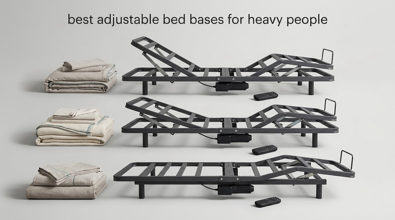 12 Best Adjustable Bed Bases for Heavy People (October 2026)