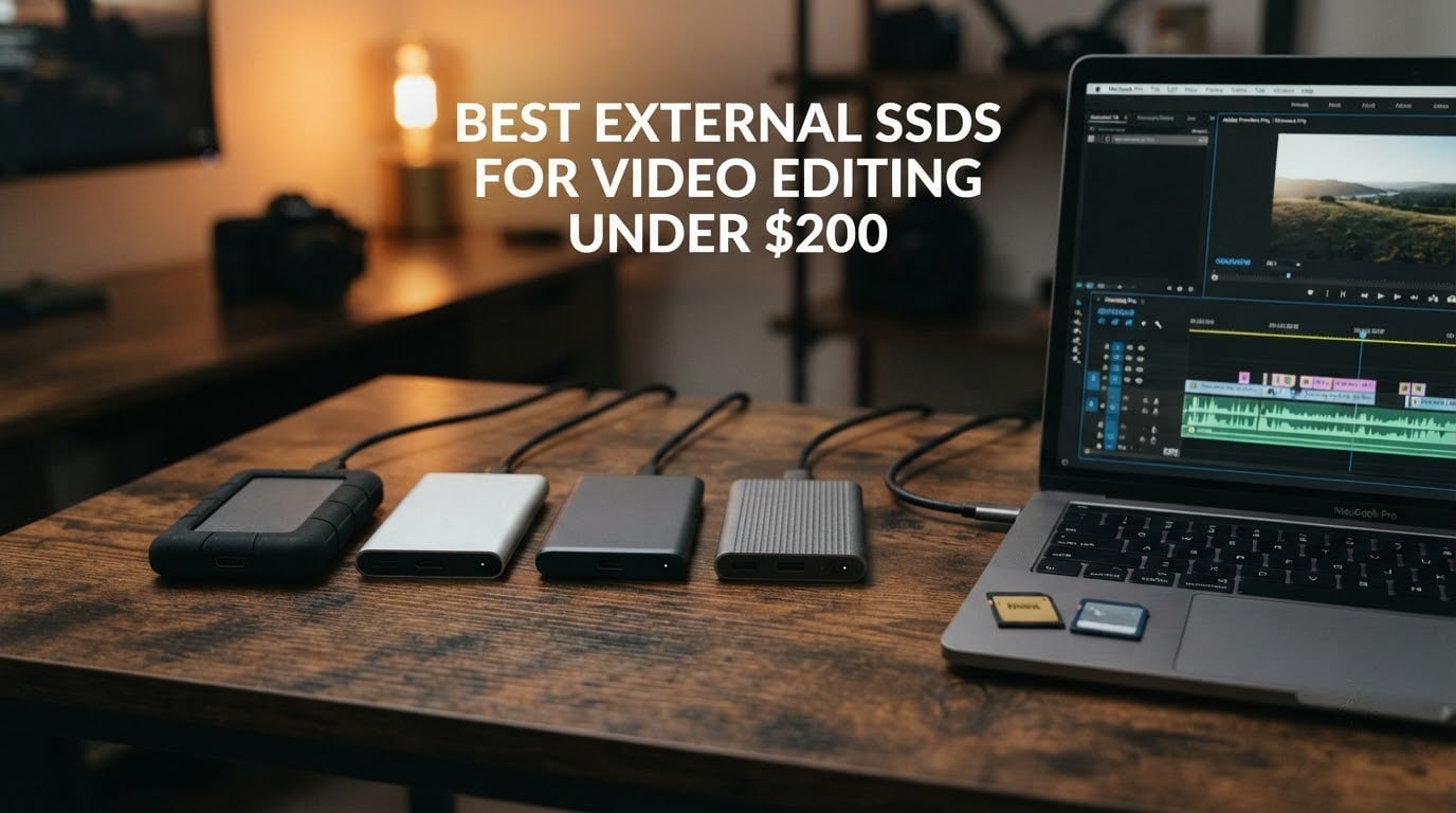 10 Best External SSDs for Video Editing Under $200 (October 2026)
