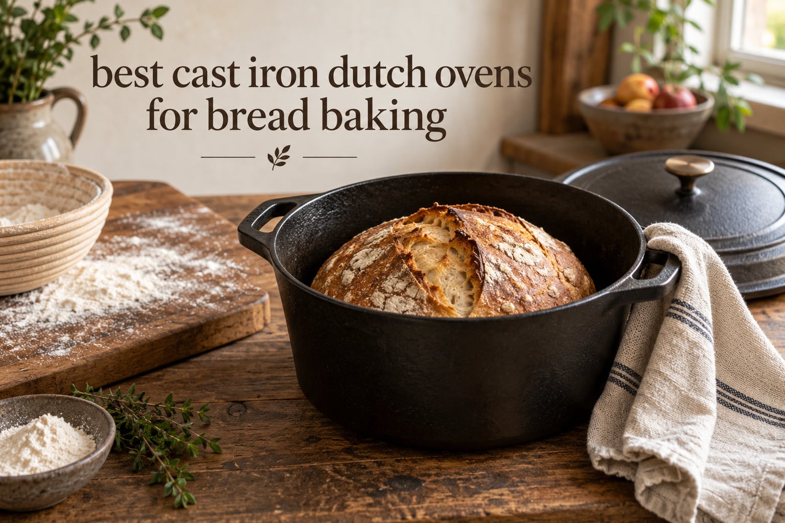 8 Best Cast Iron Dutch Ovens for Bread Baking (October 2026)