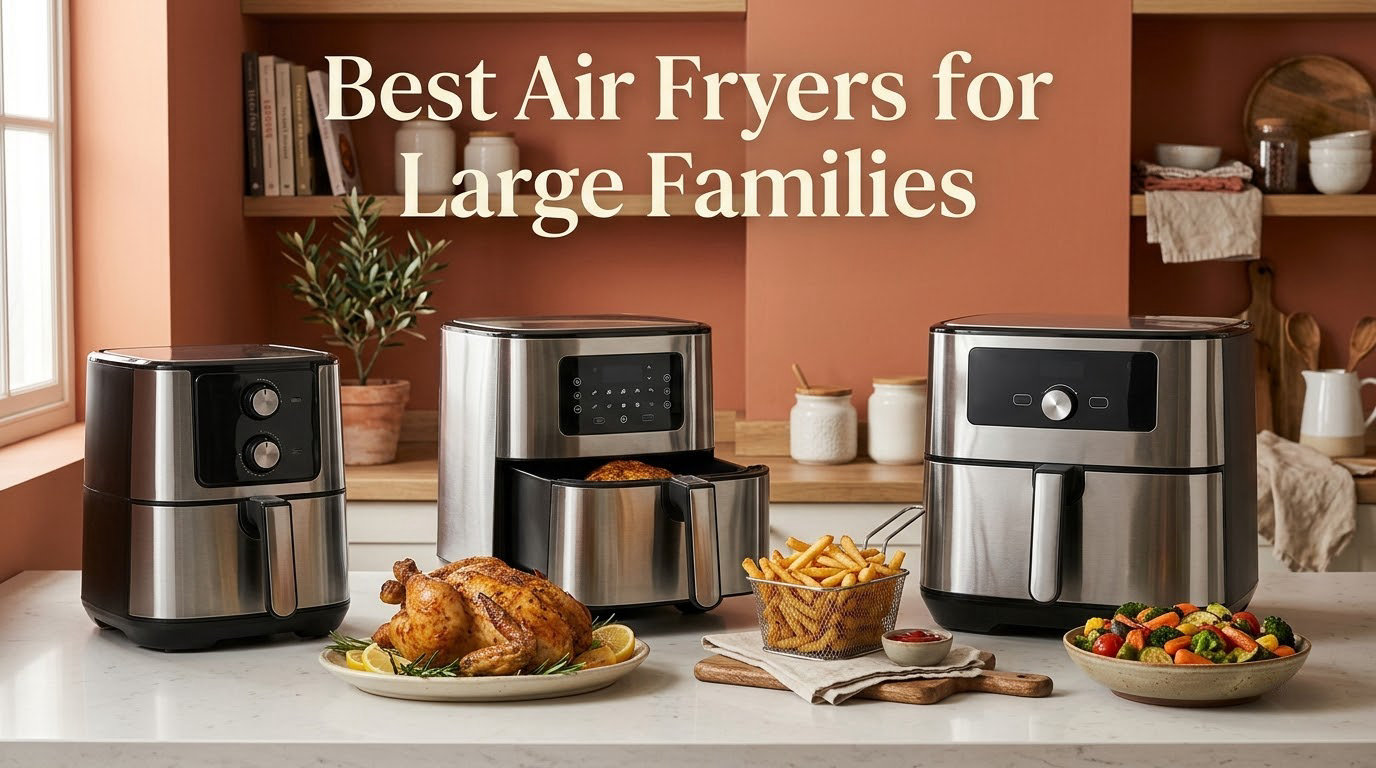 8 Best Air Fryers for Large Families (October 2026)