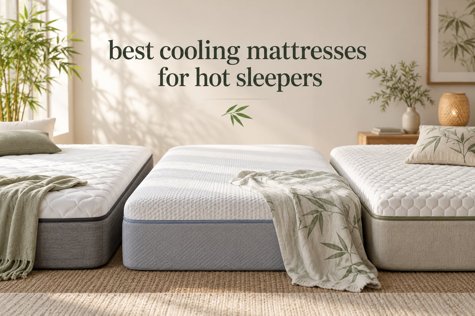 best cooling mattresses for hot sleepers