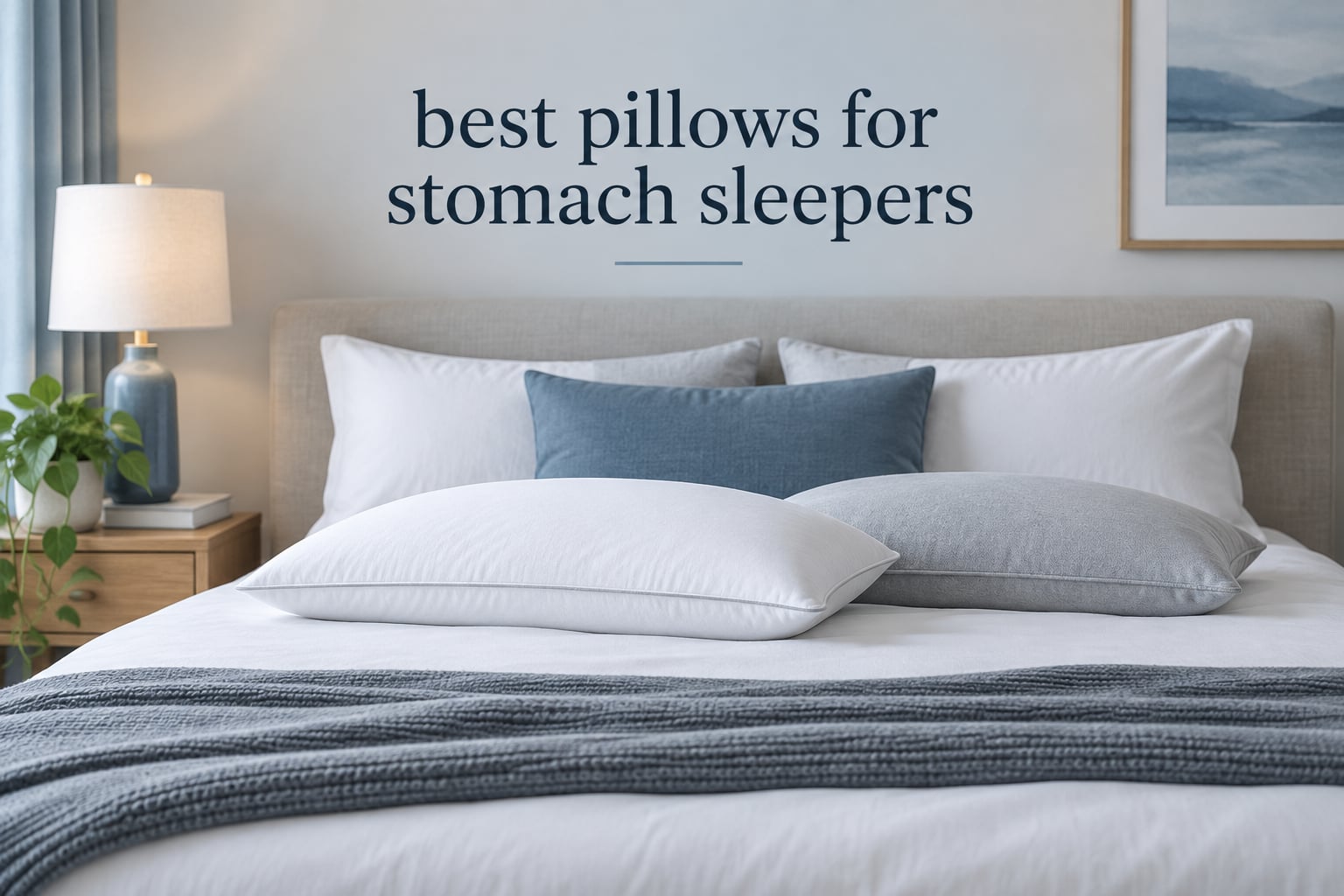 best pillows for stomach sleepers