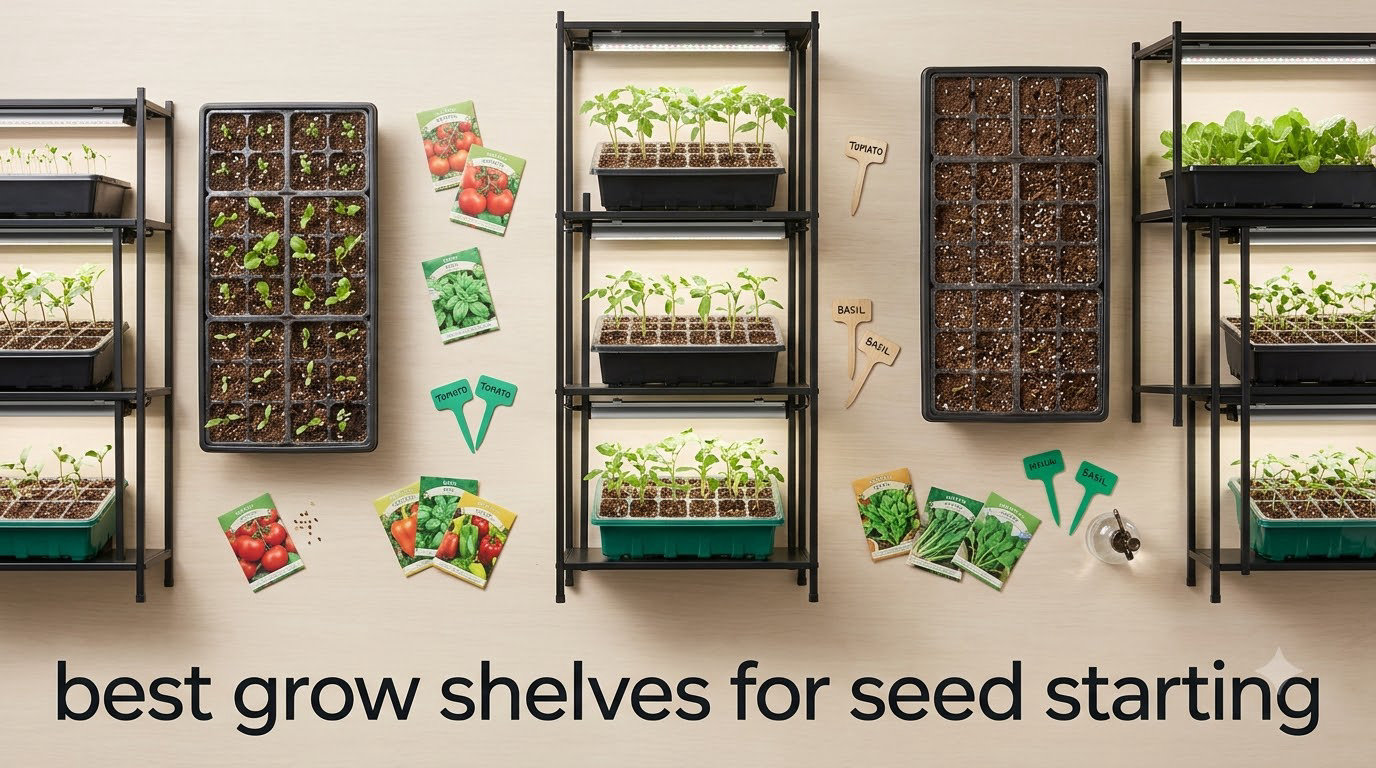 11 Best Grow Shelves for Seed Starting (October 2026)